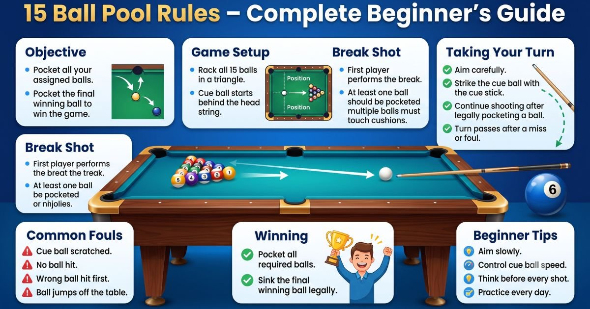15 ball pool rules explained simply